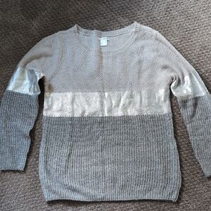 Venus Color Block Sweater Size M